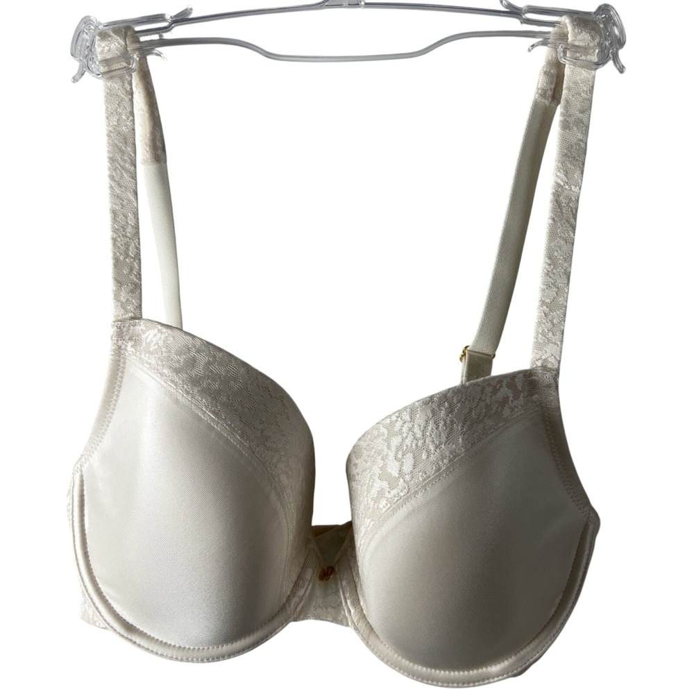 Le Mystere Bra Size 32DD/E‎ Safari 9978 Plunge T Shirt Underwire Buttercream C9